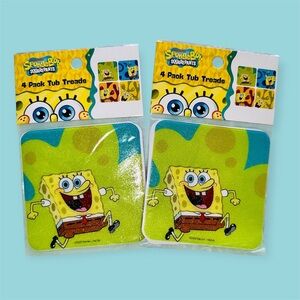 New SpongeBob 8pc Tub Treads Set